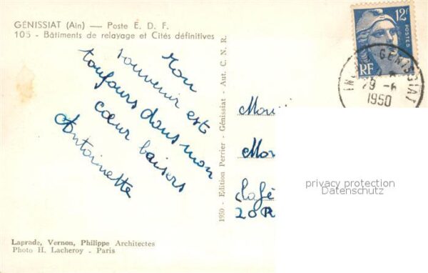 Genissiat l Ain 01 Batiments de relayage et Cites definiti – Bild 2