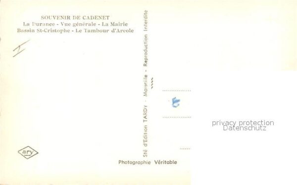 Cadenet La Duranee Vue generale La Mairie Bassi – Bild 2