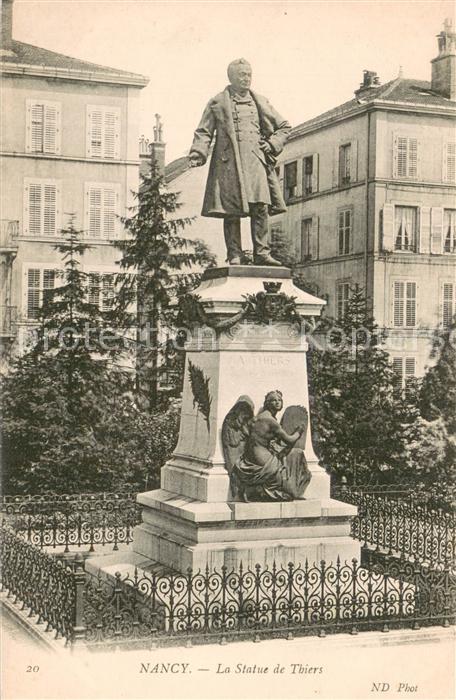 Nancy 54 Statue de Thiers Denkmal