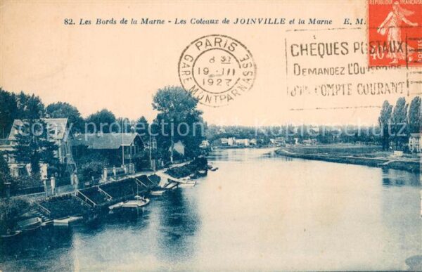 Joinville 94-le-Pont Les coteaux de Joinville et la Marne