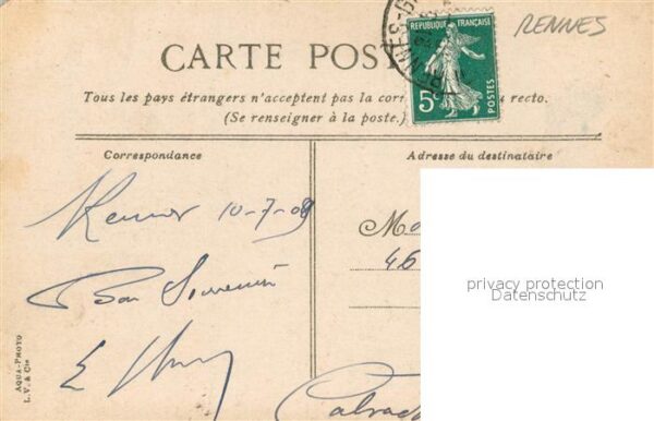 Rennes 35 Un coin du jardin des plantes Monument – Bild 2