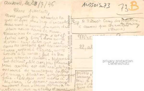 Aussois 73 Vue Generale et les Alpes – Bild 2