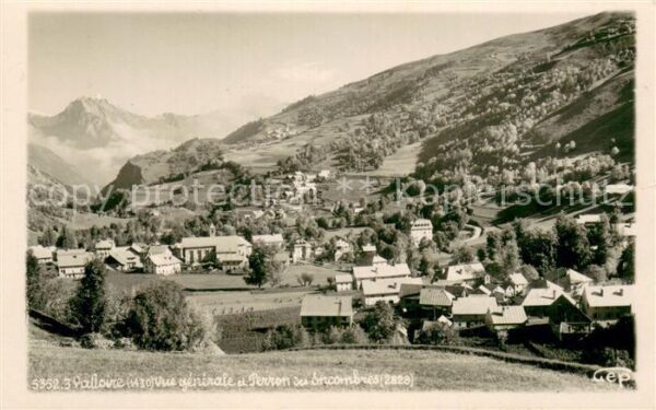Valloire Savoie Vue Generale et Perron des Encombres Al