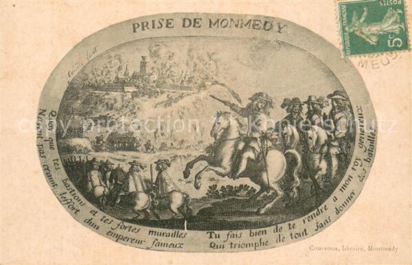 Montmedy 55 Prise de Monmedy Bataille Schlacht Küns