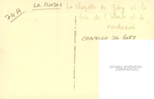 La Clusaz 74 Chapelle de Gotty Paysage Alpes – Bild 2