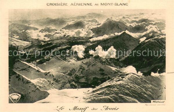 Mont Blanc 4807m Haute-Savoie Croisière aérienne au Mont Blanc Massif