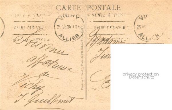 Vichy Allier Rue Lucas et l entrée du Casino des Fle – Bild 2