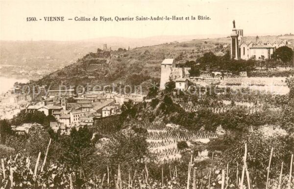 Vienne 38 Isere Colline de Pipet Quartier Saint André l