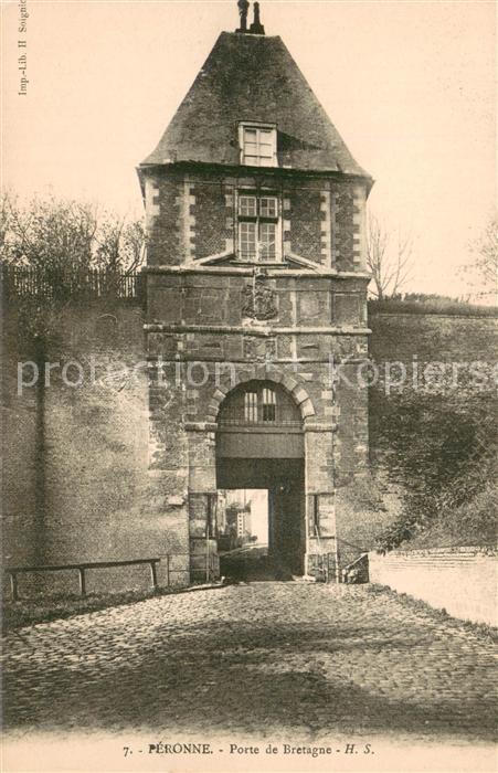 Peronne 80 Somme Porte de Bretagne