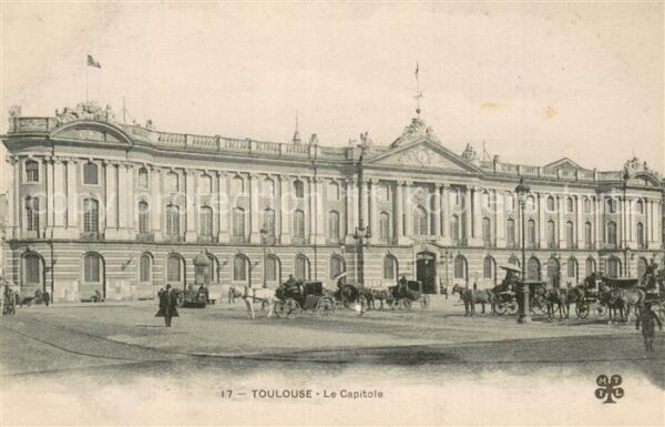 Toulouse 31 Le Capitole Pferdedroschken