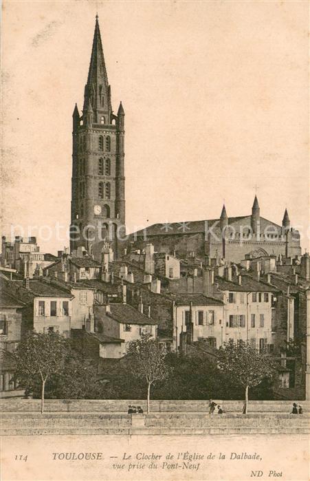 Toulouse 31 Clocher de l Eglise de la Dalbade vue p
