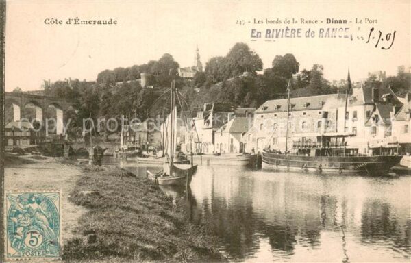 Dinan 22 Bords de la Rance Port