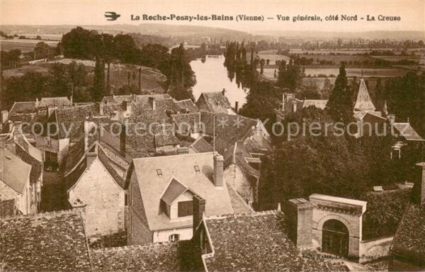 La Roche-Posay Vue Generale et la Creuse