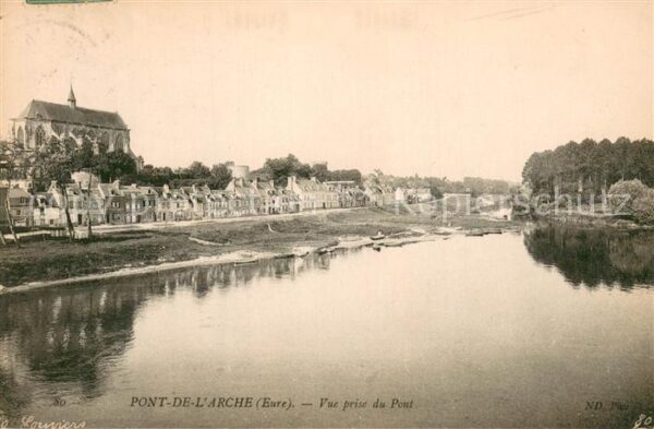 Pont-de-l Arche Vue prise du Pont