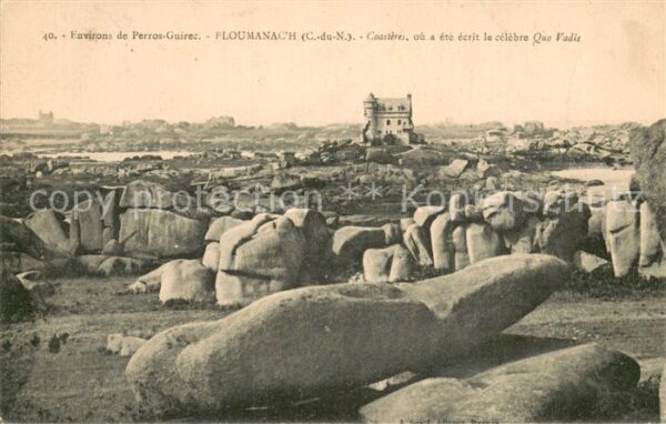 Ploumanach Coasteres ou a ete ecrit le celebre Quo