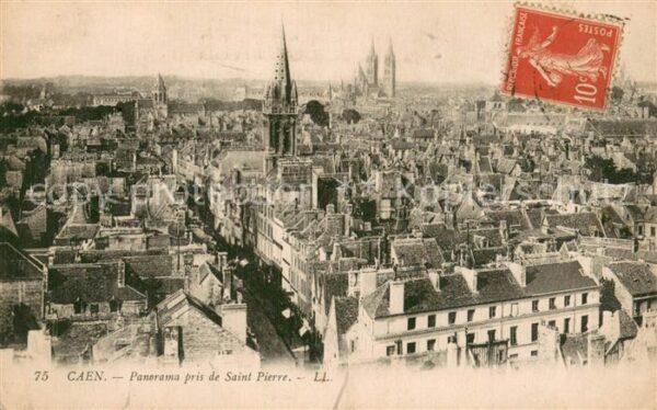 Caen Panorama pris de Saint Pierre