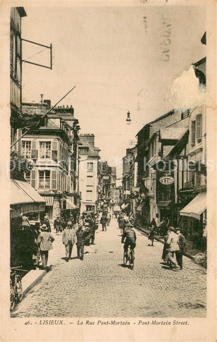 Lisieux 14 La Rue Pont Mortain