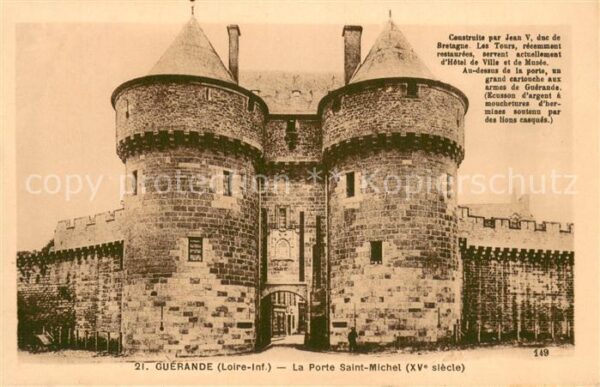 Guerande 44 La Porte Saint Michel