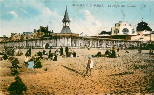 Malo-les-Bains La Plage cote Retonde