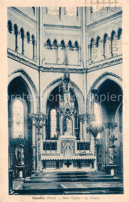 Caudry Dom l’Eglise Le Choeur