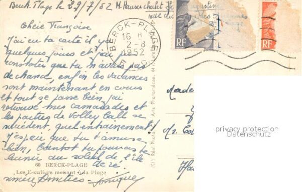 Berck-Plage 62 Les Escaliers menant a la Plage – Bild 2