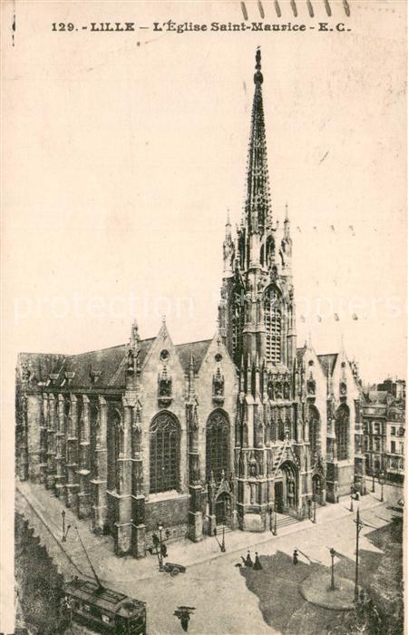 Lille 59 Eglise Saint Maurice