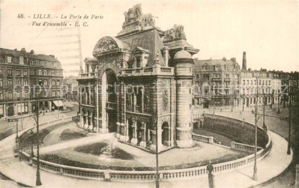 Lille 59 La Porte de Paris Vue d_ensemble