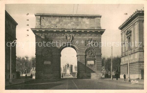 Montpellier Herault Arc de Triomphe