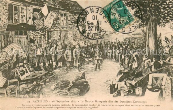 Bazeilles 08-Lamoncelle Sept 1870 Le Maison Bourgerie dite des