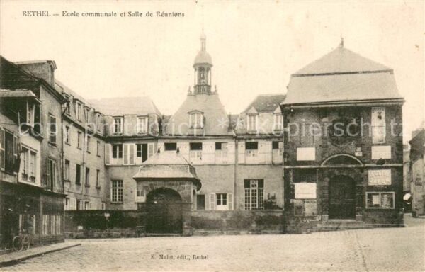Rethel 08 Ardennes Ecole communale et Salle de Reunions