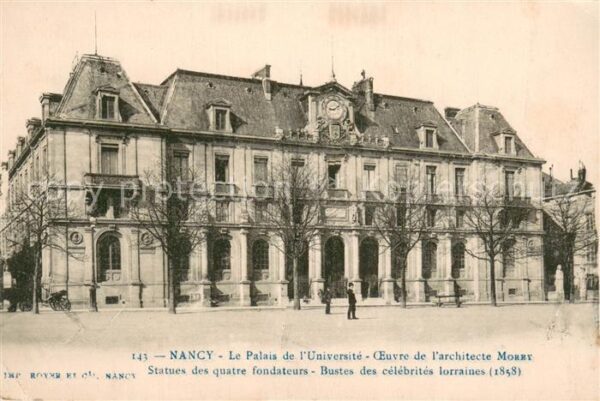 Nancy 54 Palais de l Université Oeuvre de l arch