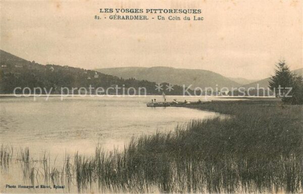 Gerardmer 88 Vosges Un coin du lac