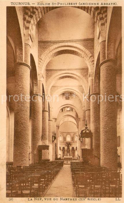 Tournus 71 Intérieur de l Eglise Saint Philibert l