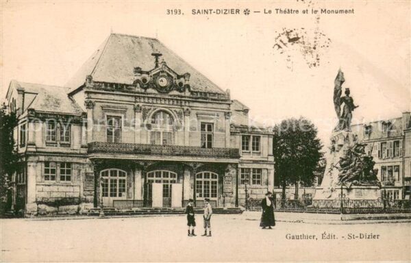 Saint-Dizier Haute-Marne Théâtre et monument