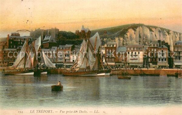 Le Treport 76 Vue prise des Docks