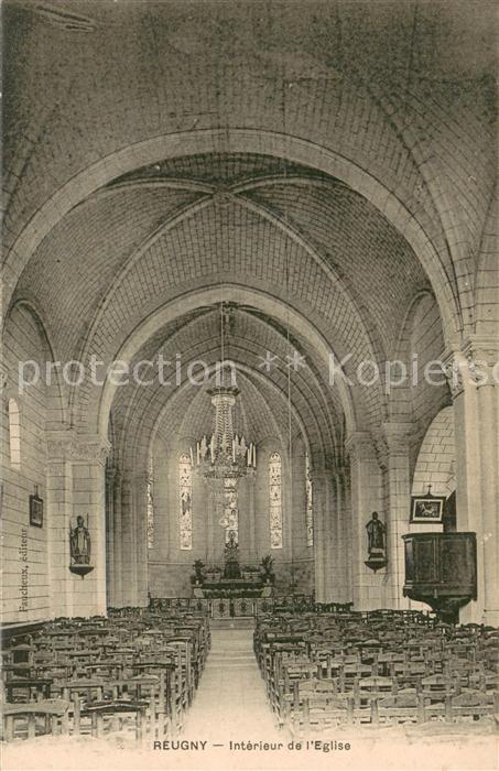 Reugny 03 Allier Interieur de l'Eglise