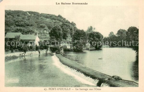Pont-d Ouilly Le barrage sur l'Orne