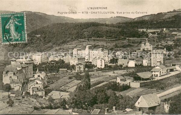 Chatelguyon 63 Vue prise du Calvaire
