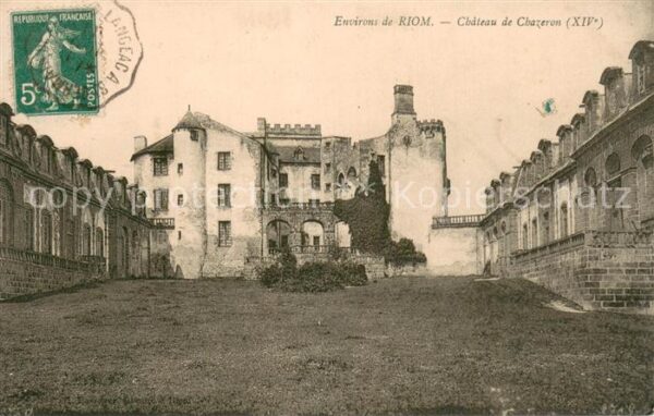 Riom 63 Puy-de-Dome Chateau de Chazeron