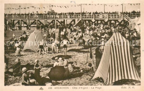 Arcachon 33 A la plage