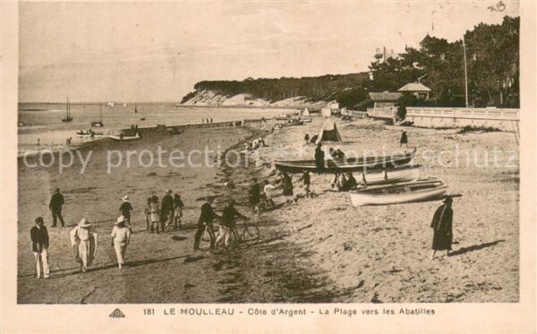 Le Moulleau 33 La plage vers le Abatilles