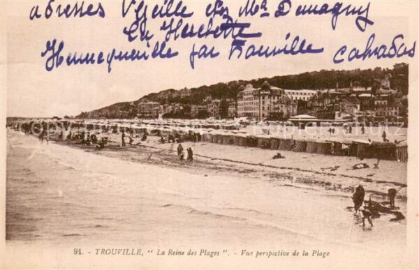Trouville-sur-Mer La Reine des Plages vue perspective de
