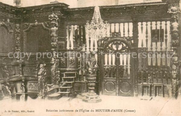 Moutier-d Ahun Boiseries intérieures de l Eglise