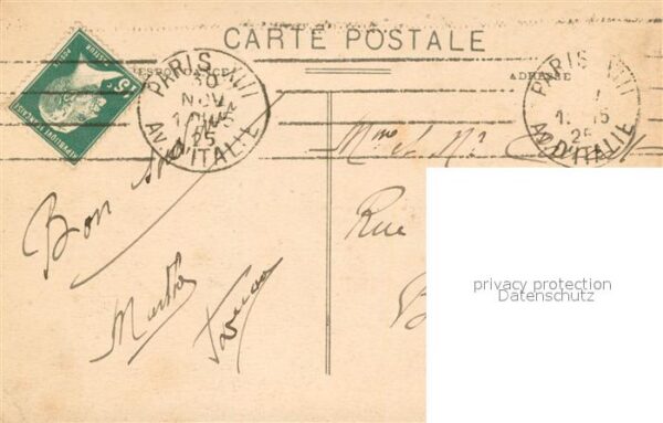 Paris 75 Eglise La Madeleine et le Boulevard – Bild 2