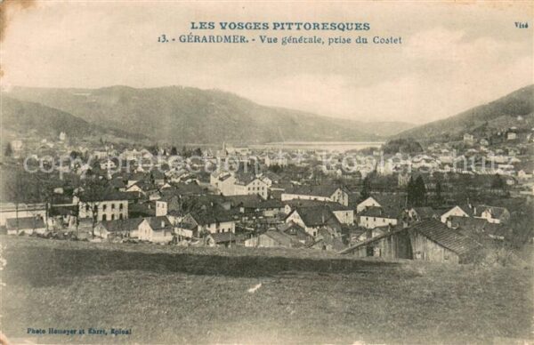 Gerardmer 88 Vosges Vue Generale prise du Costet
