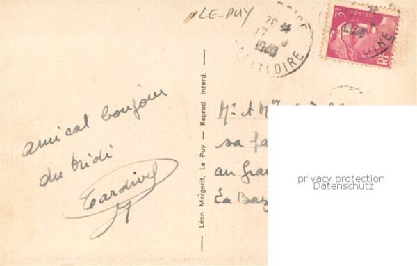 Le Puy 43 Aspect de la ville au XVIIIe siècle Des – Bild 2