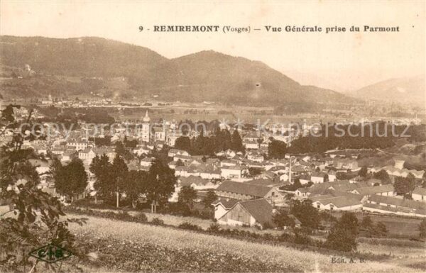 Remiremont 88 Vosges Vue Generale prise du Parmont