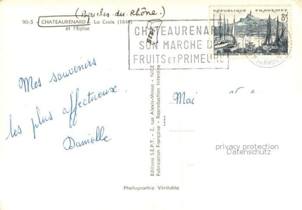 Chateaurenard Bouches-du-Rhone La croix et l Eglise – Bild 2