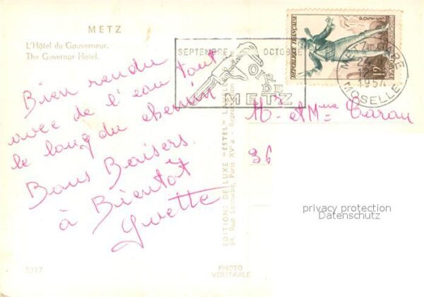 Metz  57 Moselle Hôtel du Gouverneur – Bild 2