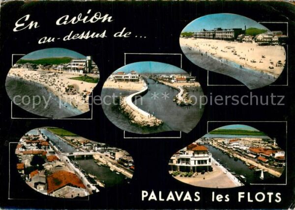 Palavas-les-Flots 34 Vues aérienne Plage Canal